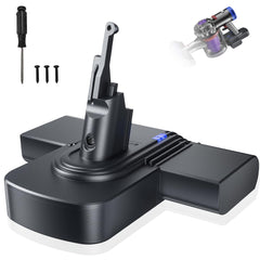 dyson v8 battery replacement 8000mAh 21.6V closeup