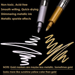 Gold marker pen from Dyvicl metallic markers