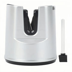 Dzmbv Knife Sharpener with Suction Cup Base on kitchen counter