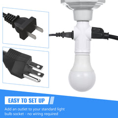E26 E27 medium-base compatibility adapter