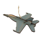 EA-18 Growler Jet Airplane Christmas Ornament birch wood