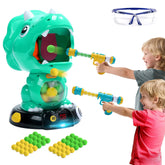 EagleStone Moveable Dinosaur Shooting Toy for Kids packaging with 48 EVA foam balls