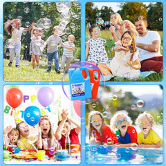 Bubble wand and bubble machine compatible EagleStone refill
