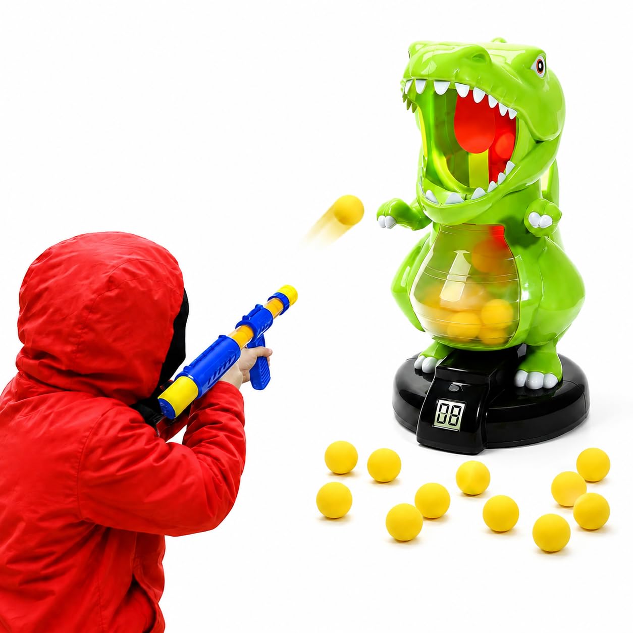 EagleStone T-rex Dinosaur Shooting Toy front view