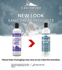 Earthborn Elements Propylene Glycol resealable packaging