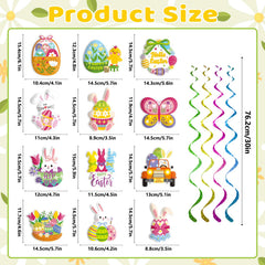 easter banner garland arrangement