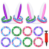 Easter Bunny Ear Ring Toss Game 2Pack inflatable bunny ears and rings
