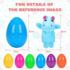 Eggs measure 2.36 inches in height for easy handling