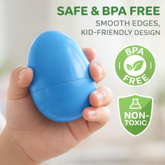 Durable BPA-free plastic Easter eggs for kids