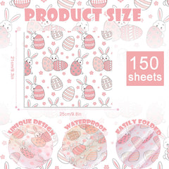 Easter bunny eggs wax paper greaseproof wrapping for sandwiches