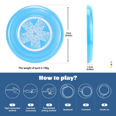 Eastgoing 9 Pack flying discs 9.05 inch diameter