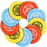 Eastgoing 9 Pack Flying Discs Set yellow blue orange