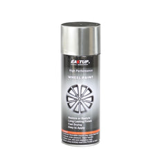 Eastup premium metallic chrome acrylic enamel wheel paint can front view