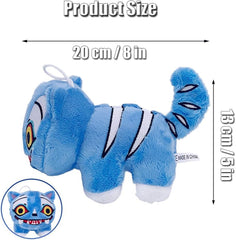 Blue EBHQPC tiger plush decorative pillow for sofa bed