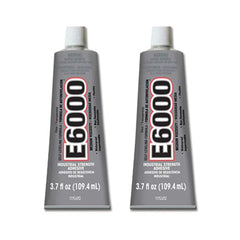 Eclectic Products E-6000 High Viscosity Multi-Purpose Adhesive 2 Pack 3.7 oz Clear image