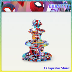 Foldable cupcake stand designed for easy storage