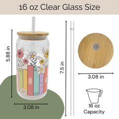 Eco-friendly glass tumbler suitable as a gift for birthdays bridal showers
