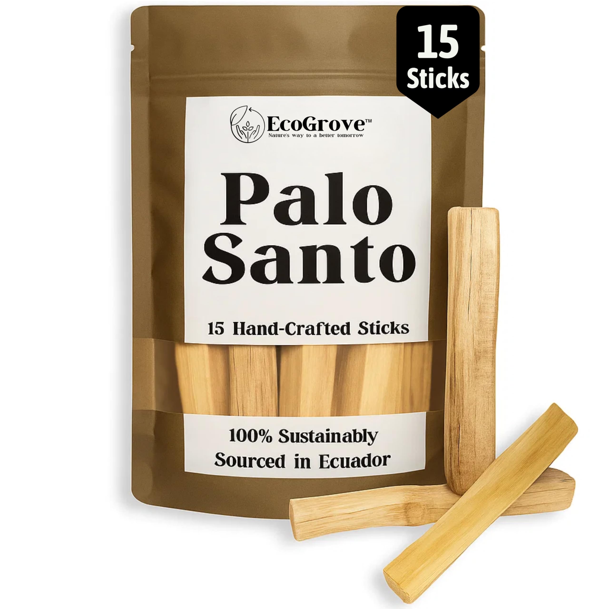 EcoGrove Palo Santo Sticks Bulk from Ecuador