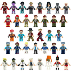 econoLED zombie minifigures 36pcs group image