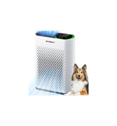 ECOSELF HAP602 White air purifier for large rooms up to 2400 ft²