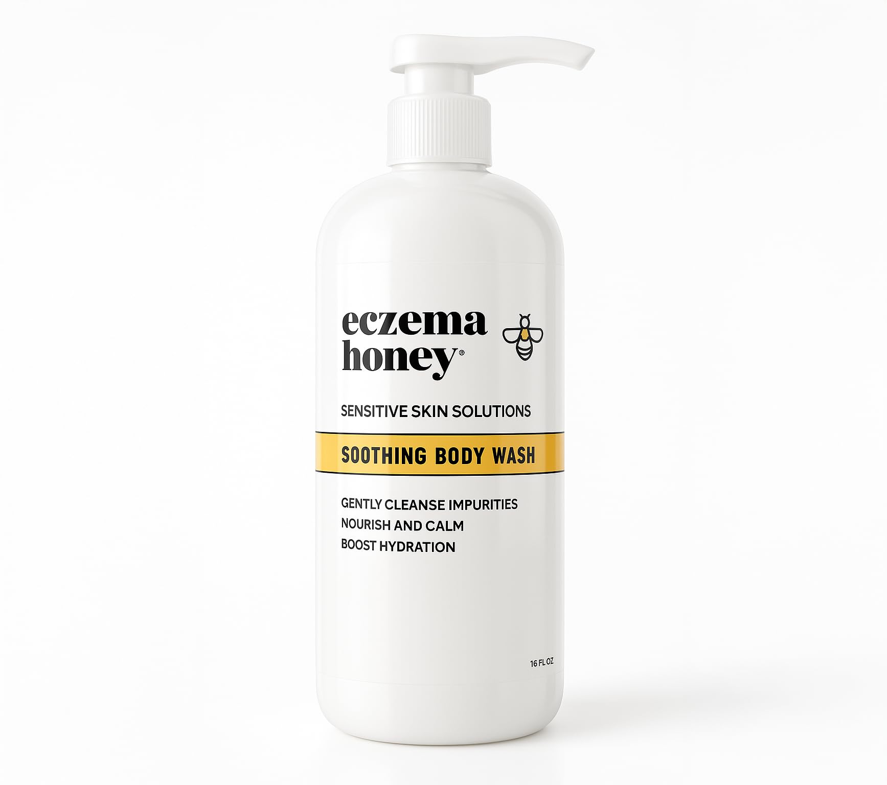 Eczema Honey Soothing Body Wash 13 Oz bottle front view