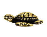 EDYSONS Brass Turtle Figurine front view