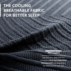 Cooling cover with graphene technology on EGOHOME mattress