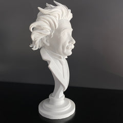 PLA material Albert Einstein bust decorative sculpture