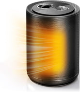 Electactic 1500W small space heater black front view