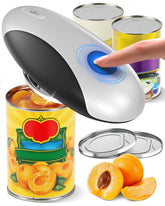 Electric Can Opener Automatic product image showing one touch operation