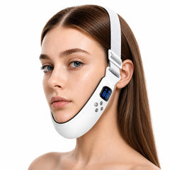 Electric Double Chin Device with ergonomic curve and soft-touch strap