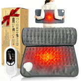 Electric heating pad designed for back neck and shoulders