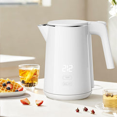 Electric Kettle 1.0L white exterior