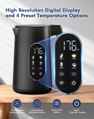 1.7 liter capacity kettle with 1500W fast boil