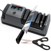 Electric knife sharpener knives slot image