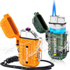 Electric Plasma Lighter shown with USB cable