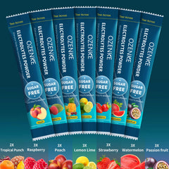 Sugar free electrolyte powder sticks 0 calories