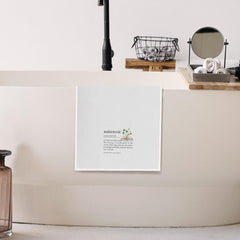 Decorative hand towel bathroom Elefeltclave