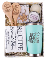 ELEMENU Mothers Day Gifts main gift basket contents travel cup and accessories