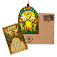 Elephant gifts for girls decorative Christmas ornament