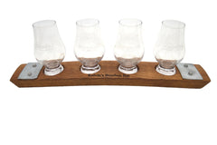 Elite Wine Racks laser engraved flight board front view