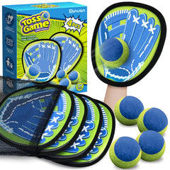 Ellinjan catch ball game set with four paddles and four balls