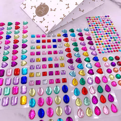 Heart 12mm jewel sticker from Elwish set