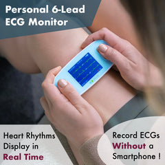 EMAY 6L ECG monitor connected to PC via USB