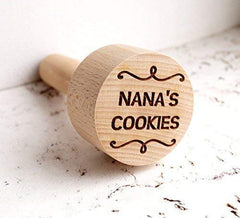 Embossing cookie stamp for cookies