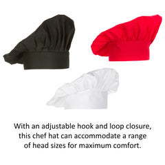 embroidered name chef hat customization close up