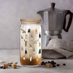 Enanaimg cat mom gifts glass cup for women