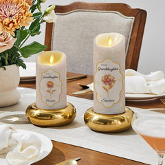 Encouragement message LED candle for daughter