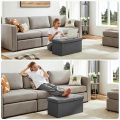 End of bed ottoman bench dimensions 15D x 30W x 15H