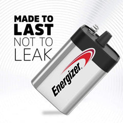 Energizer MAX alkaline 6-volt battery box branding